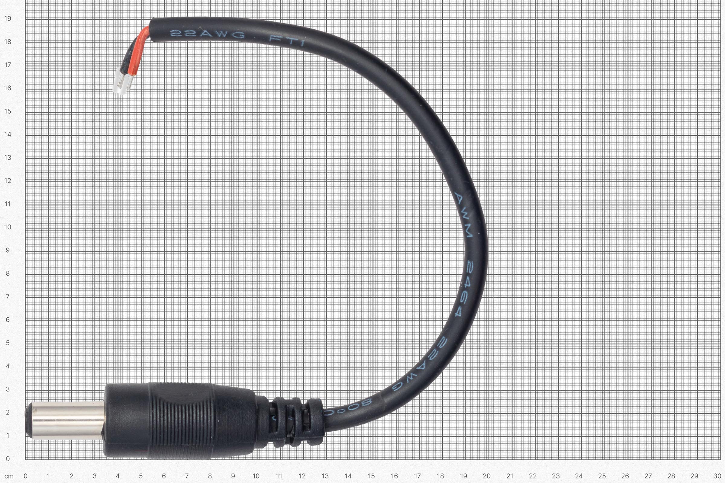 Male DC connector-Komponente