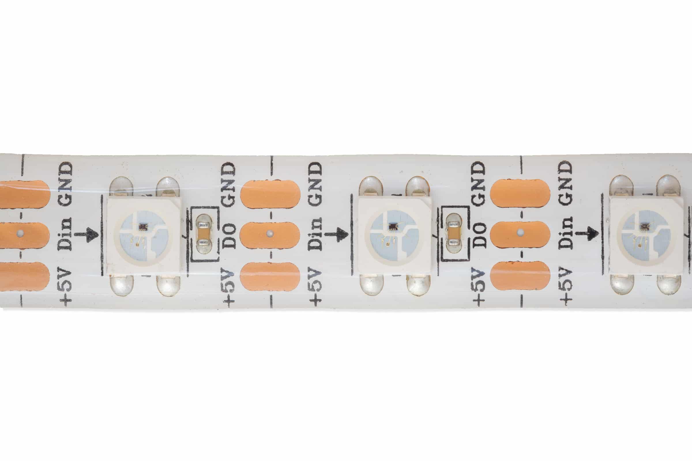 Addressable RGB LED strip ws2812 60LED/m 5V IP20