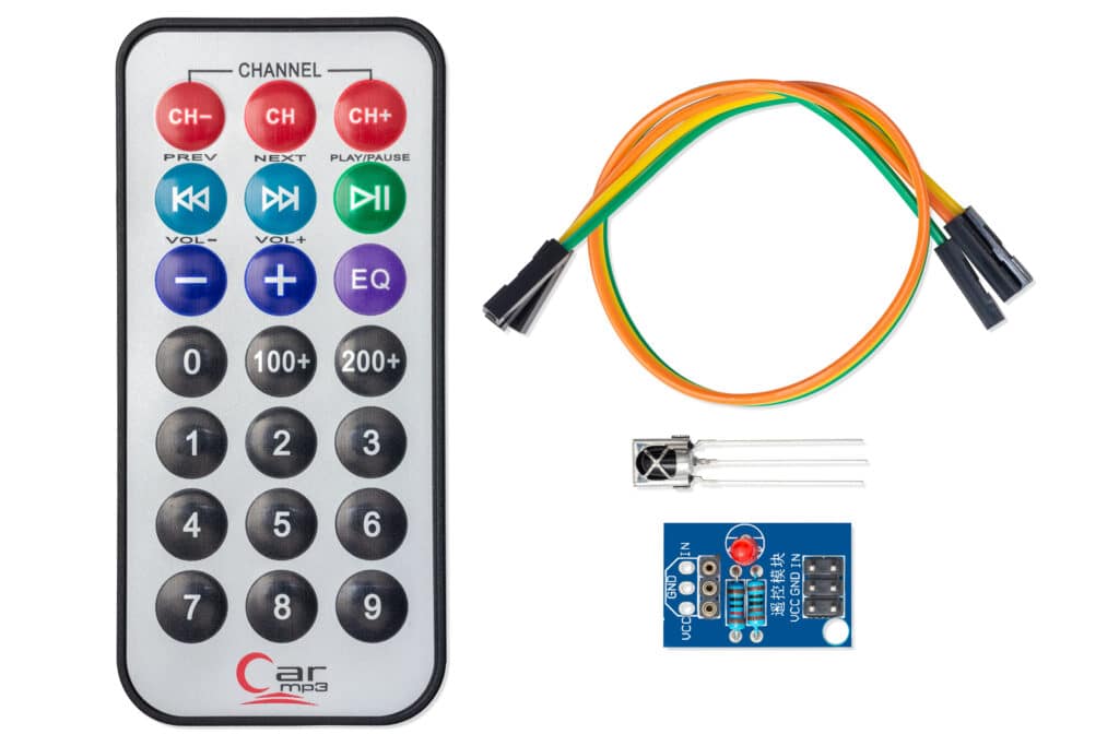 Remote control + IR receiver-Communication
