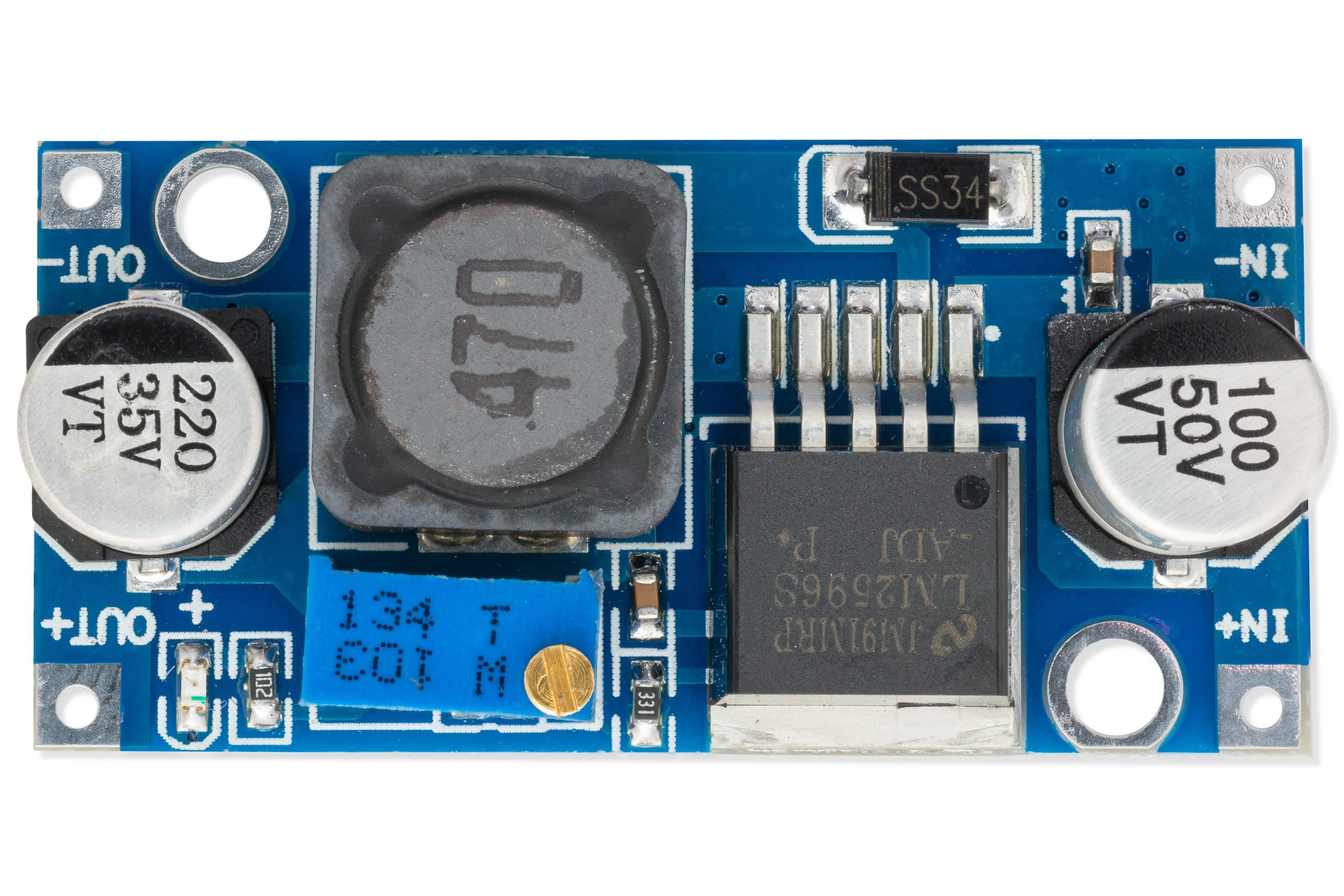 Step-down module with LM2596S-Actuators