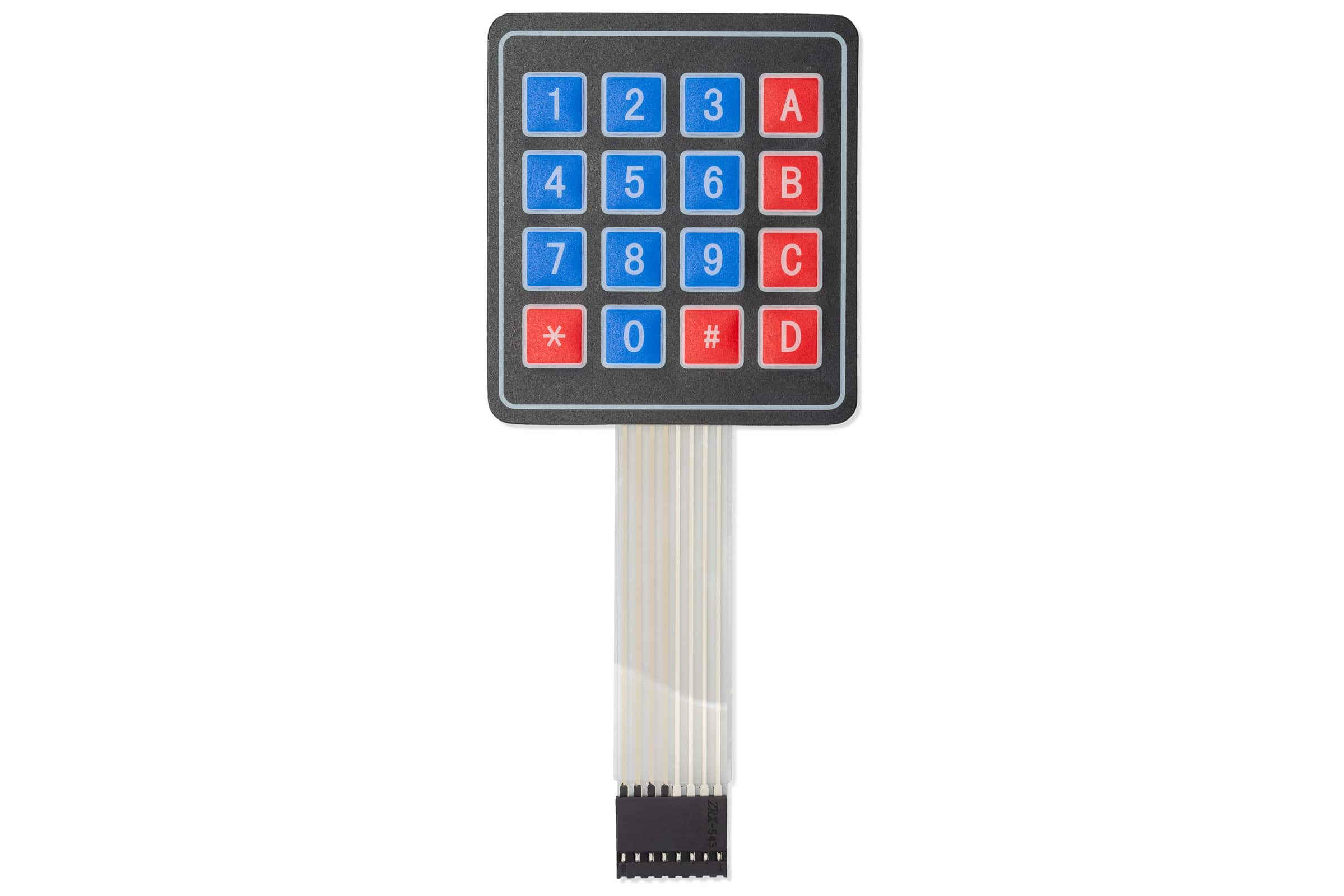 Membrane keyboard 4x4