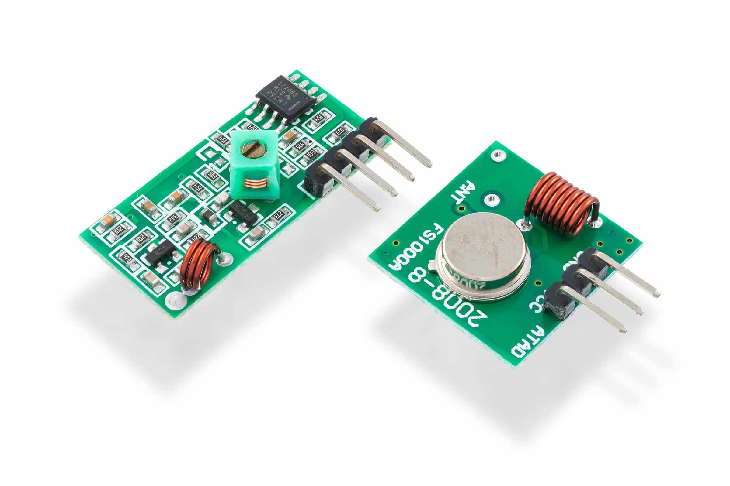 433MHz RF transmitter and receiver