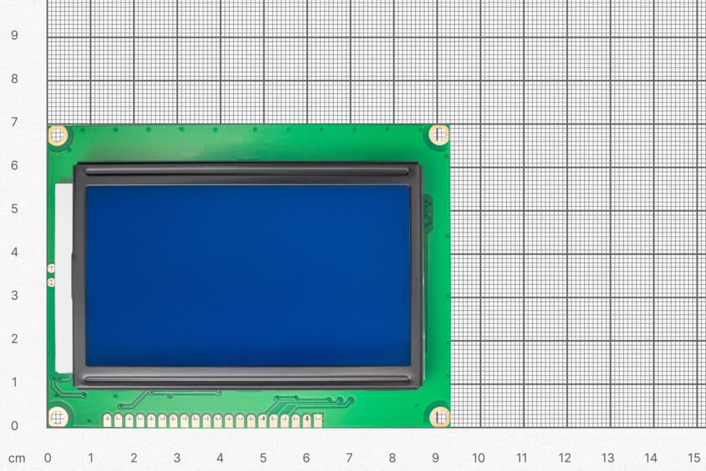 Graphic LCD display 128x64 blue-Aktuatori