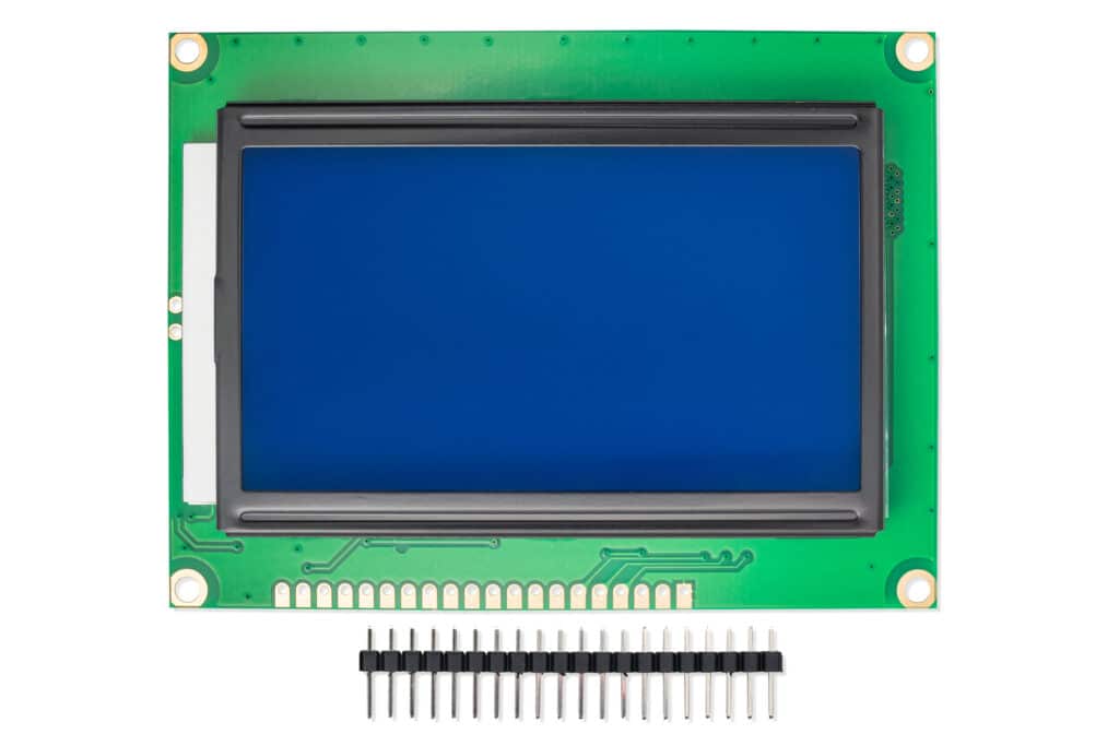 Graphic LCD display 128x64 blue-Actuators