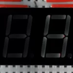 2x LED 7-segment display RED, common cathode&nbsp;