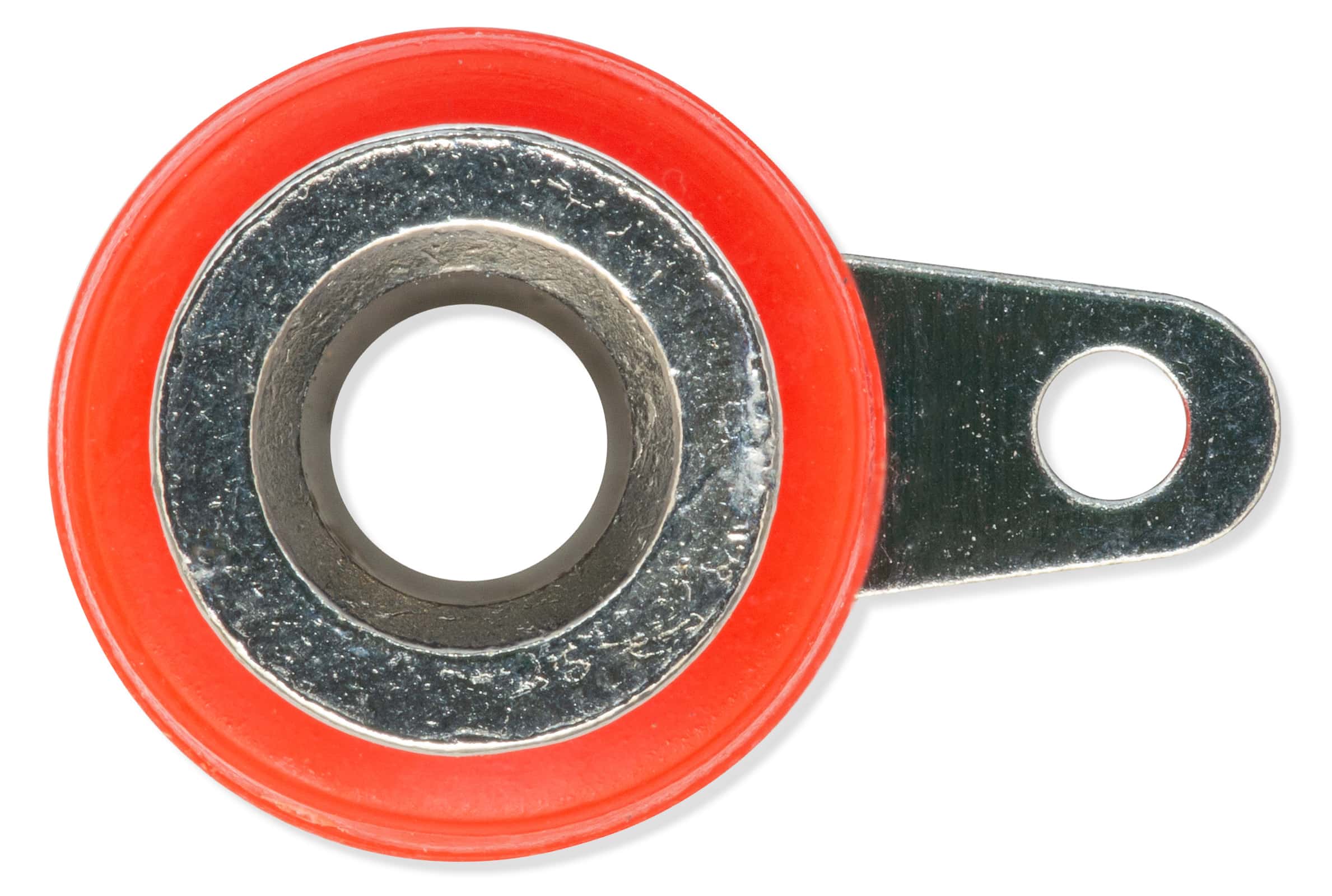 Banana connector, 4mm, female, red