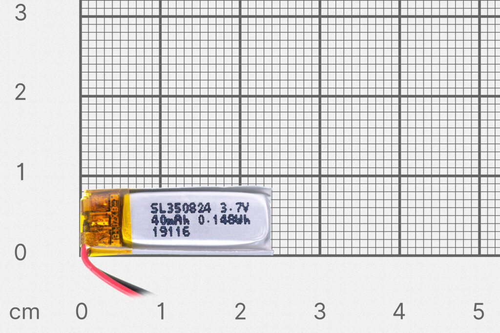 Li-ion battery 40mAh 3.7V-Batteries