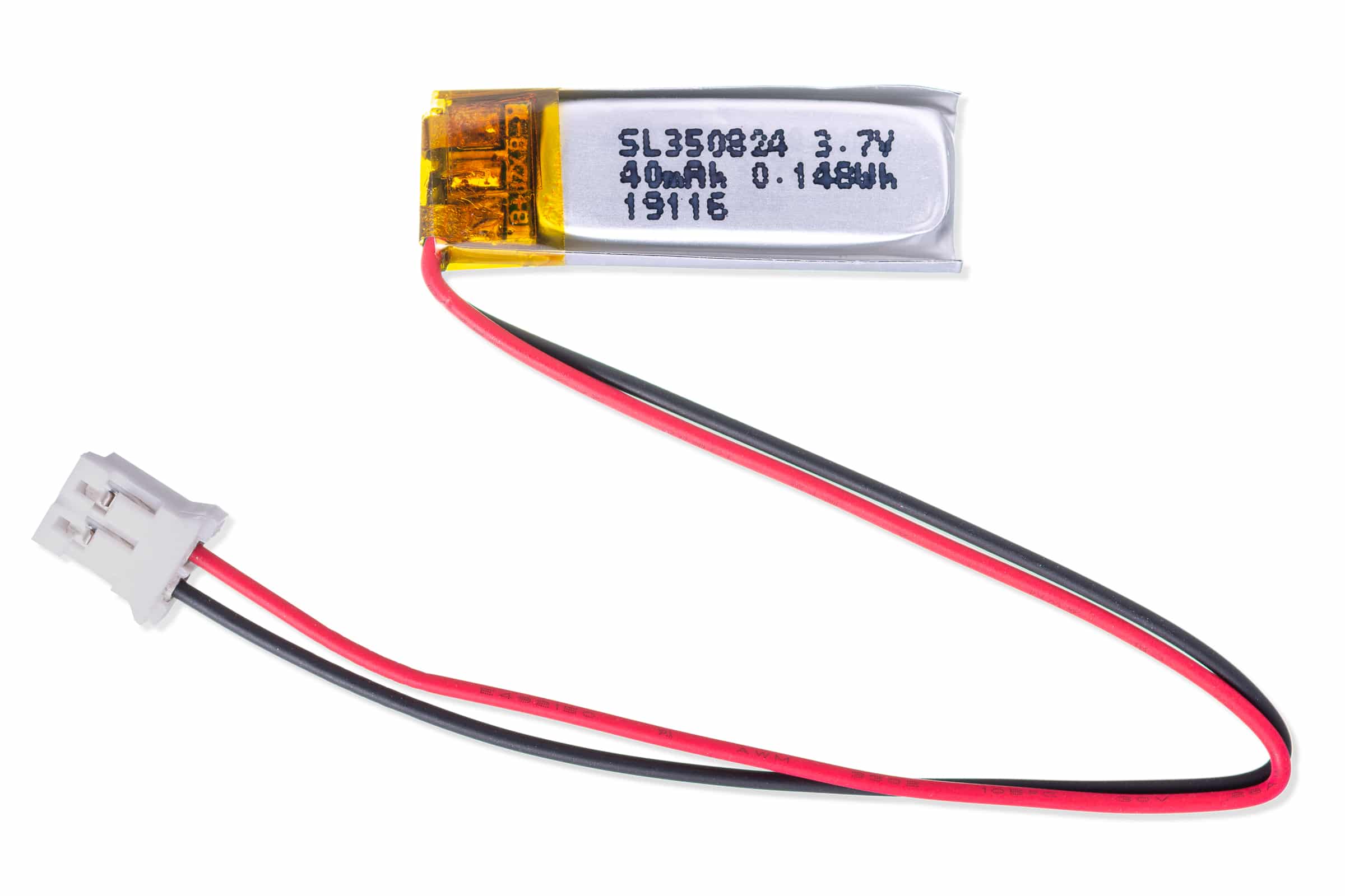 Li-ion baterija 40mAh 3.7V