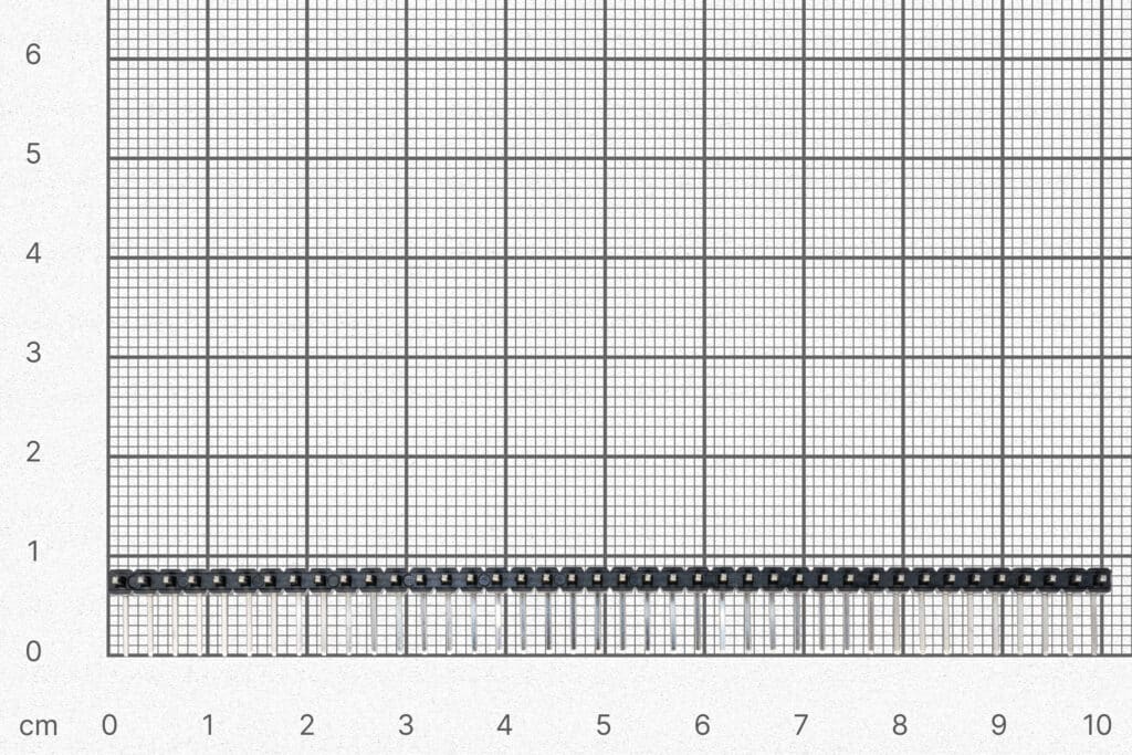 Muški 40-pinski header kutni