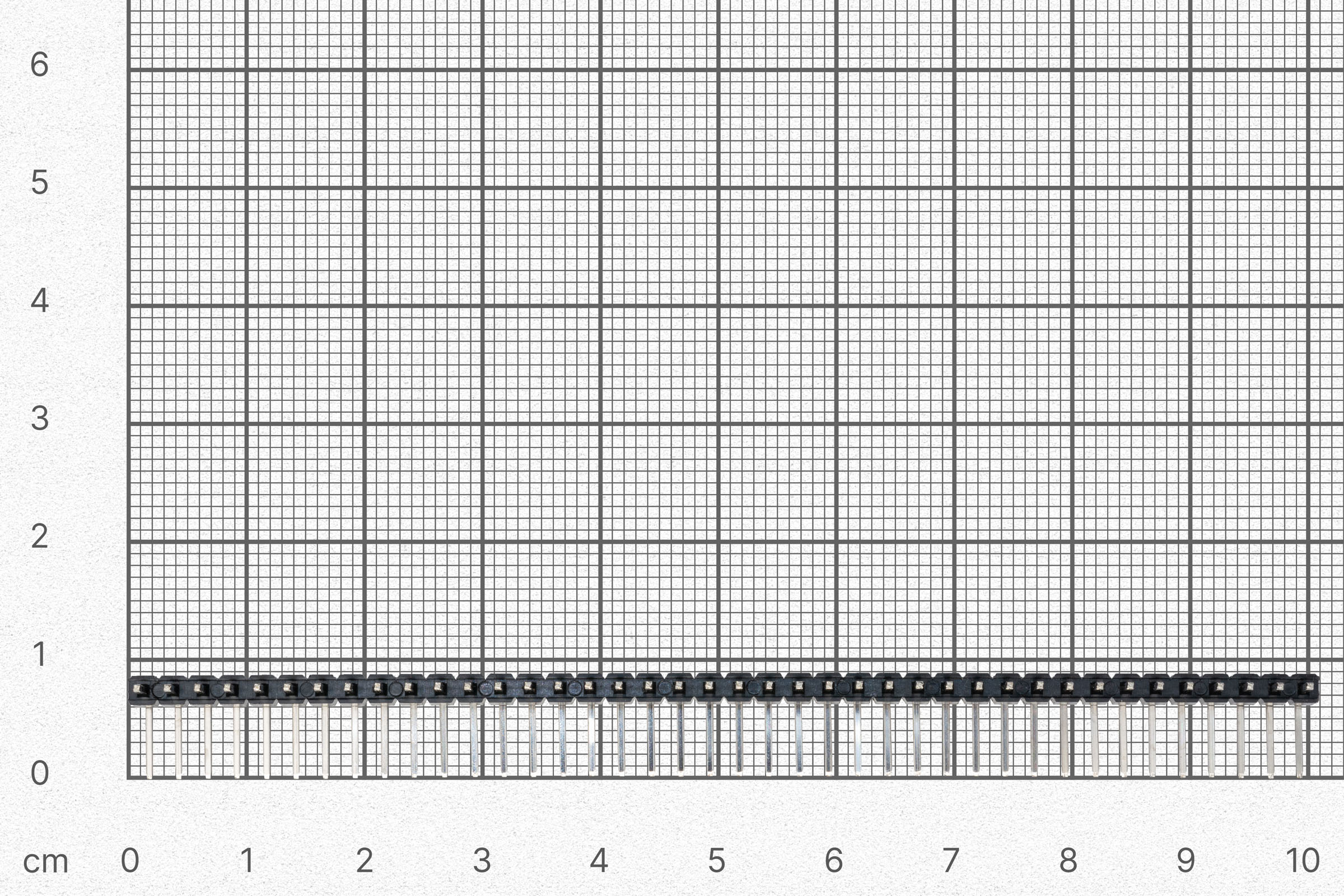 Muški 40-pinski header kutni