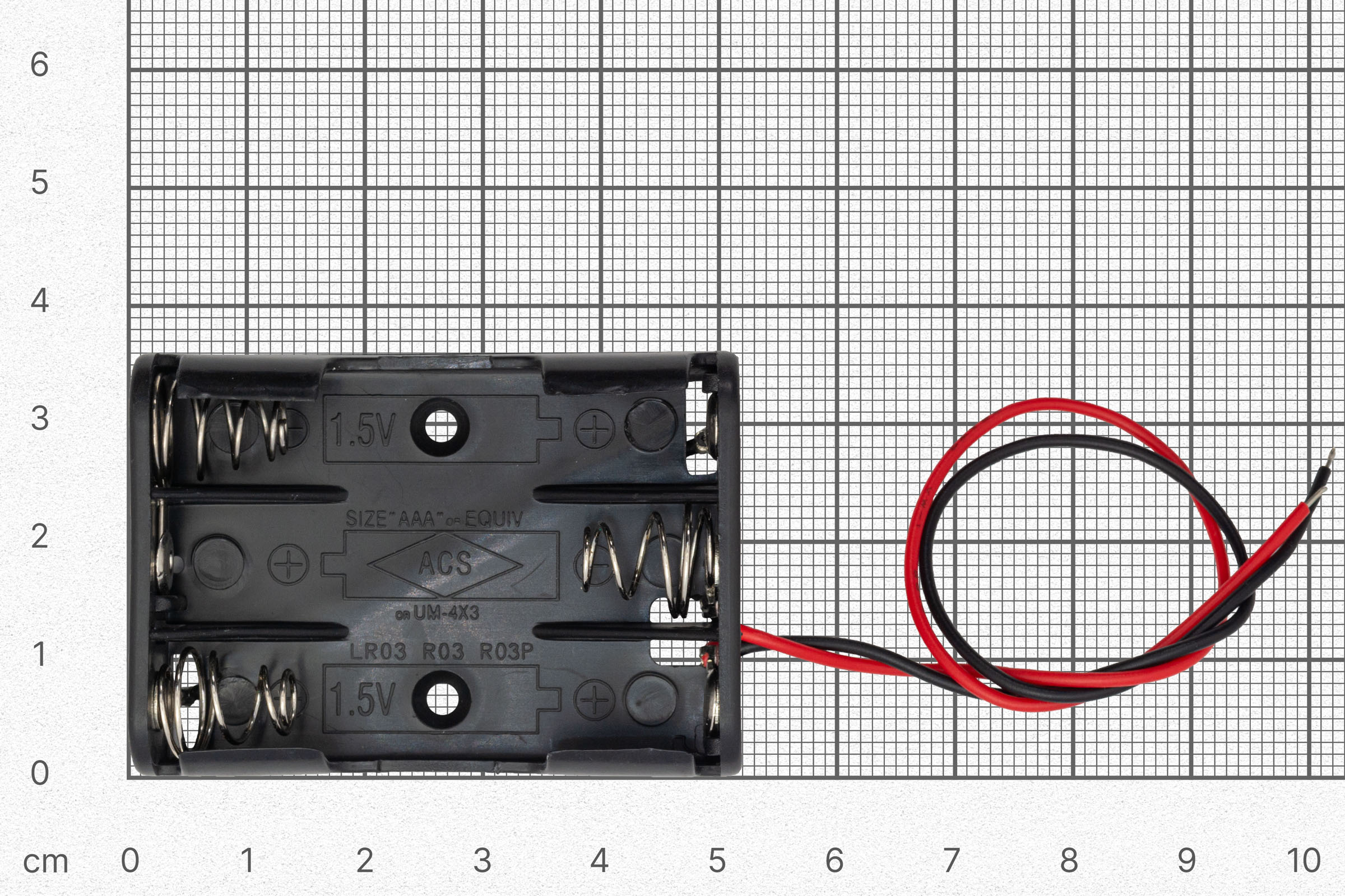 3xAAA battery holder