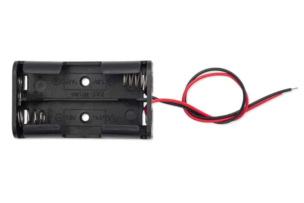 2xAA battery holder-Batteries