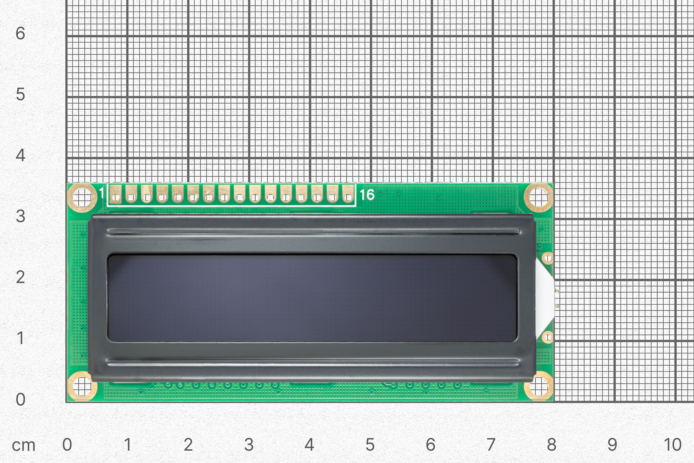 LCD display 16x2 yellow/black-Actuators