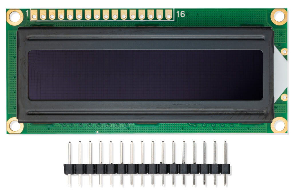 LCD display 16x2 red/black-Actuators