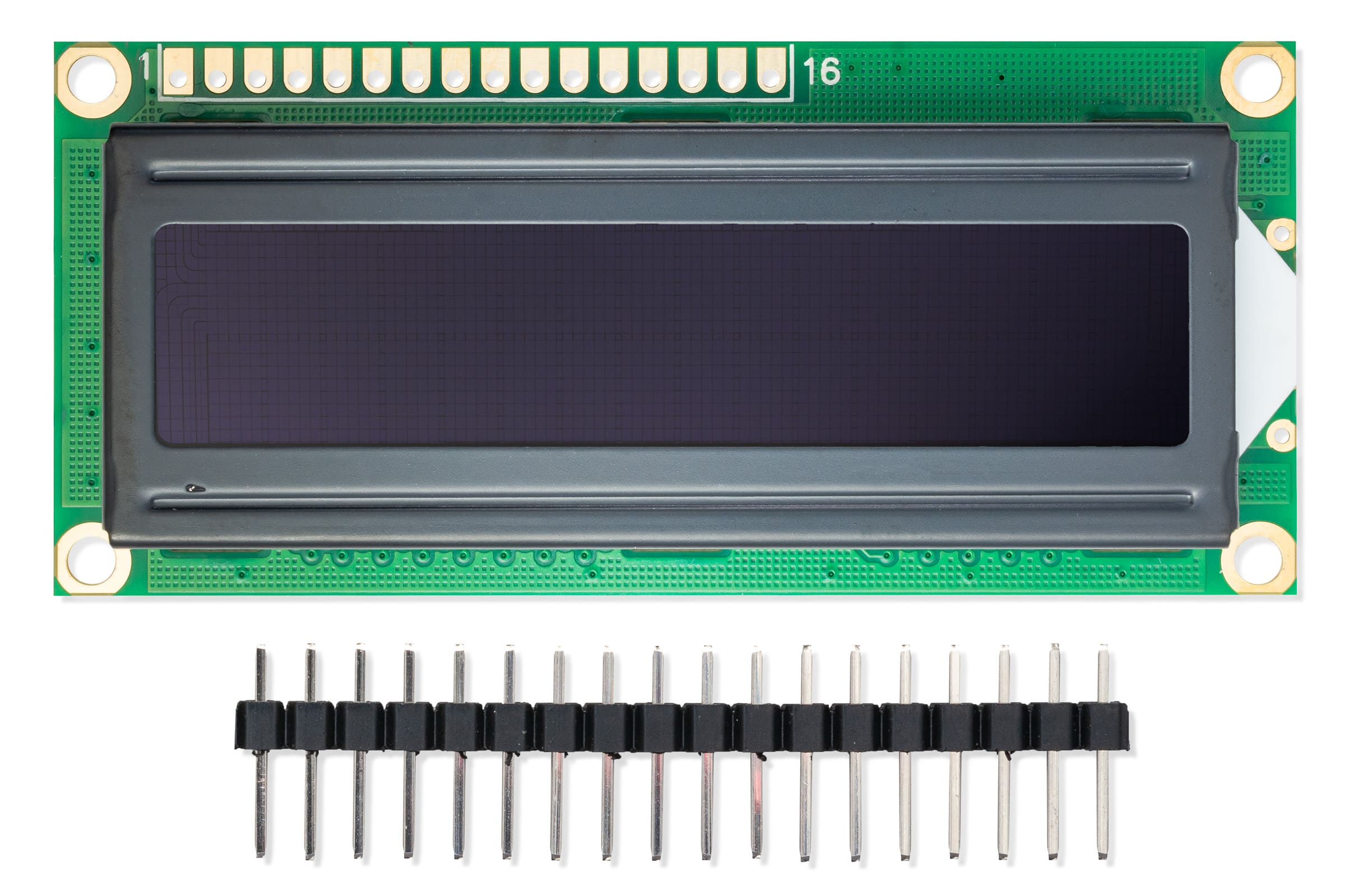 LCD display 16x2 orange/black-Actuators