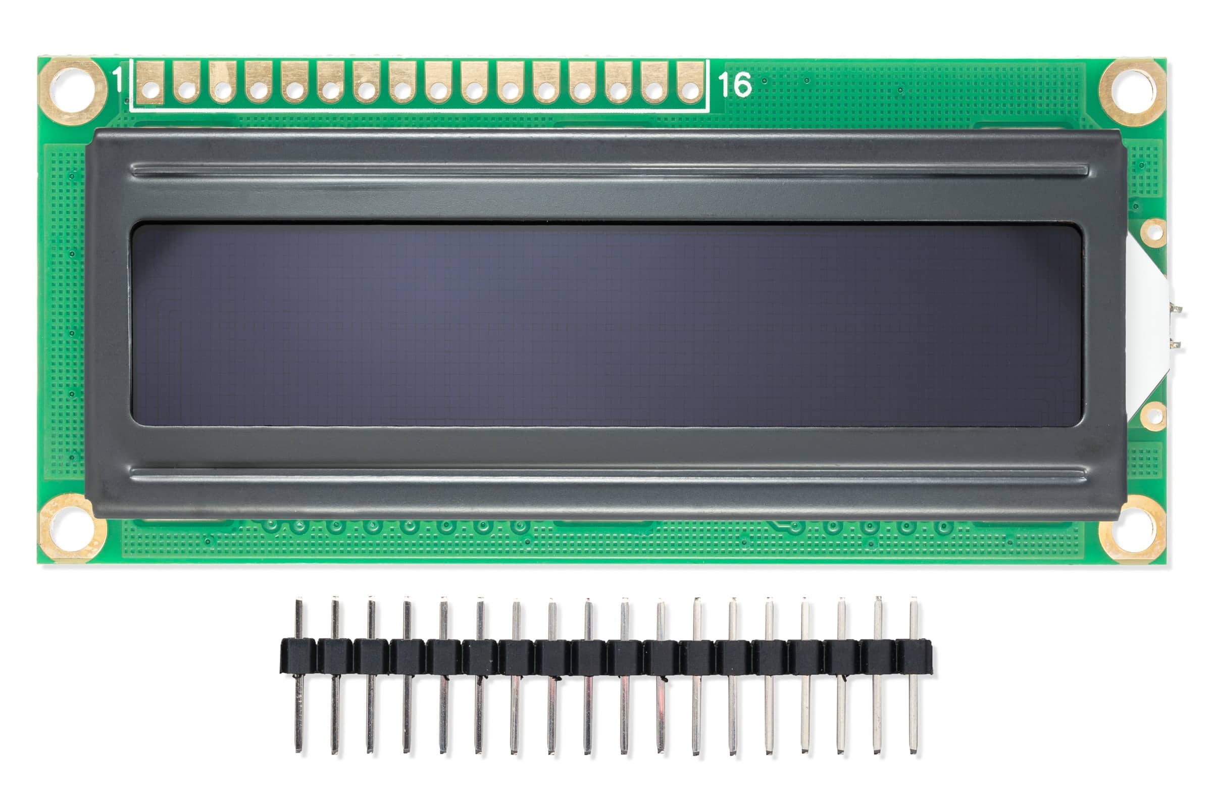 LCD display 16x2 yellow/black-Actuators