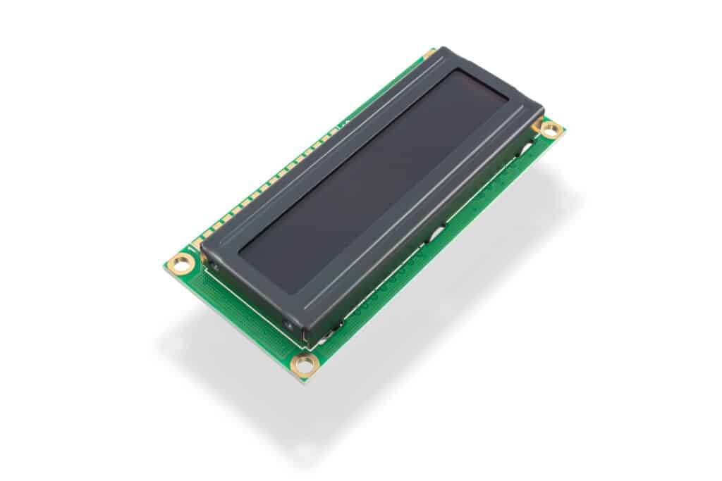 LCD display 16x2 yellow/black-Actuators