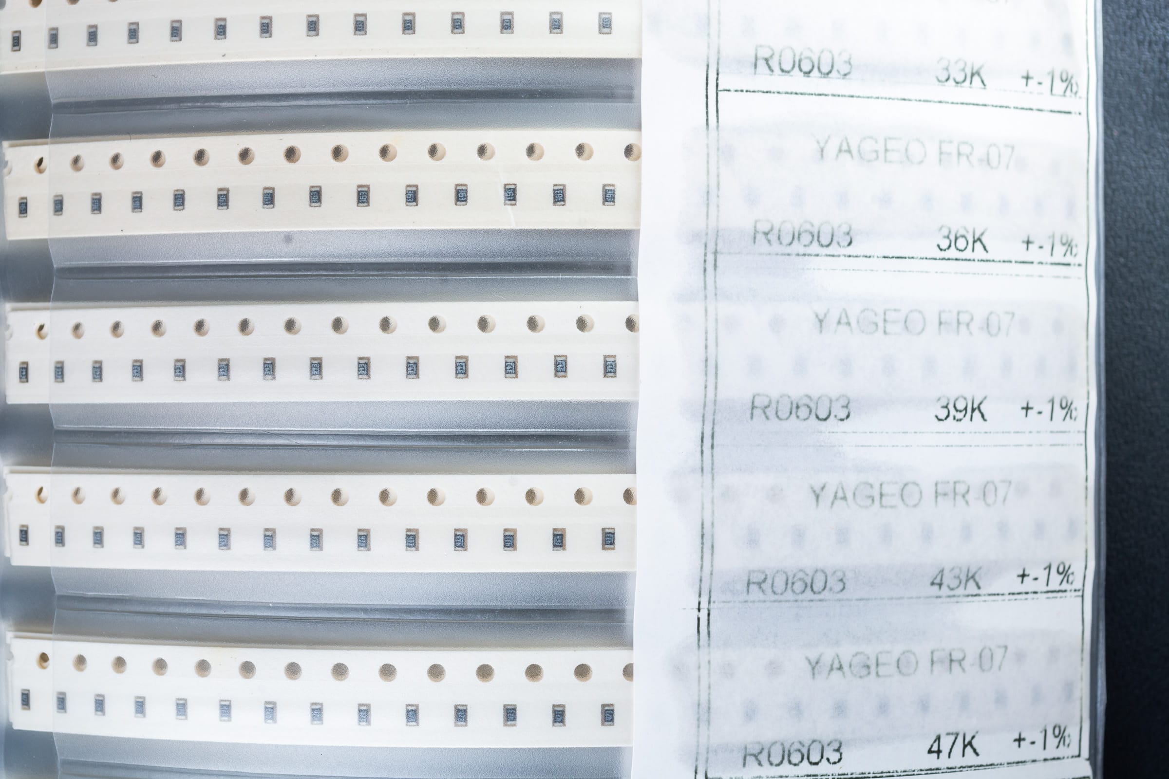 Set 0603 SMD otpornika, 8500 komada-Components