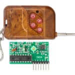 433MHz 4-channel receiver + remote controller&nbsp;