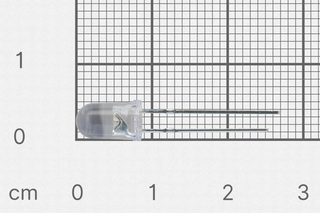 Crystal white 5mm LED diode