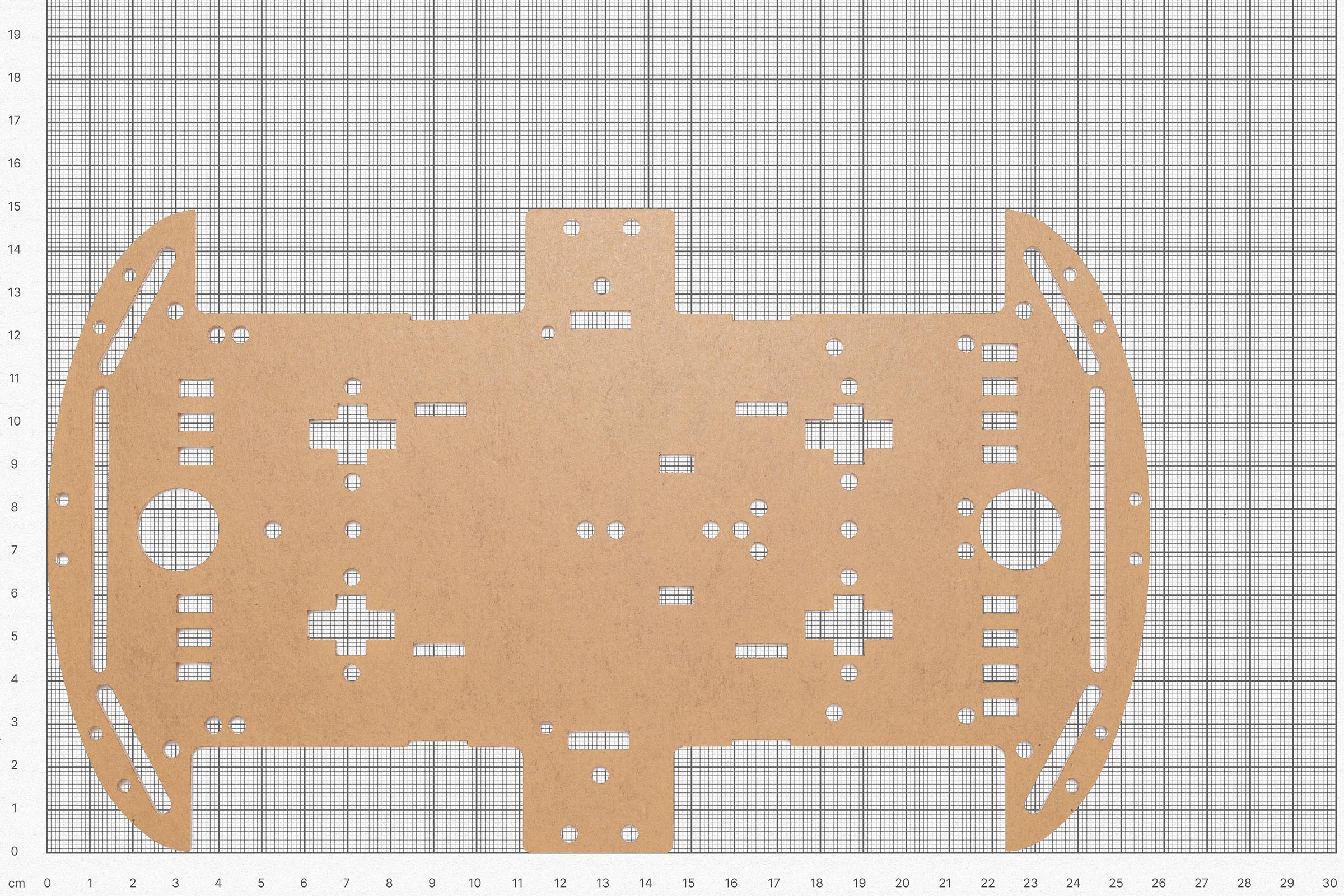 Plastična platforma za 4 kotača za robotiku-Aktuatori