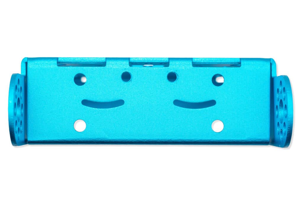 Aluminijska platforma s 2 kotača za robotiku