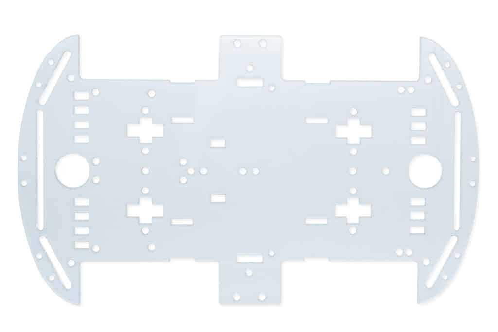 Plastična platforma za 4 kotača za robotiku-Aktuatori