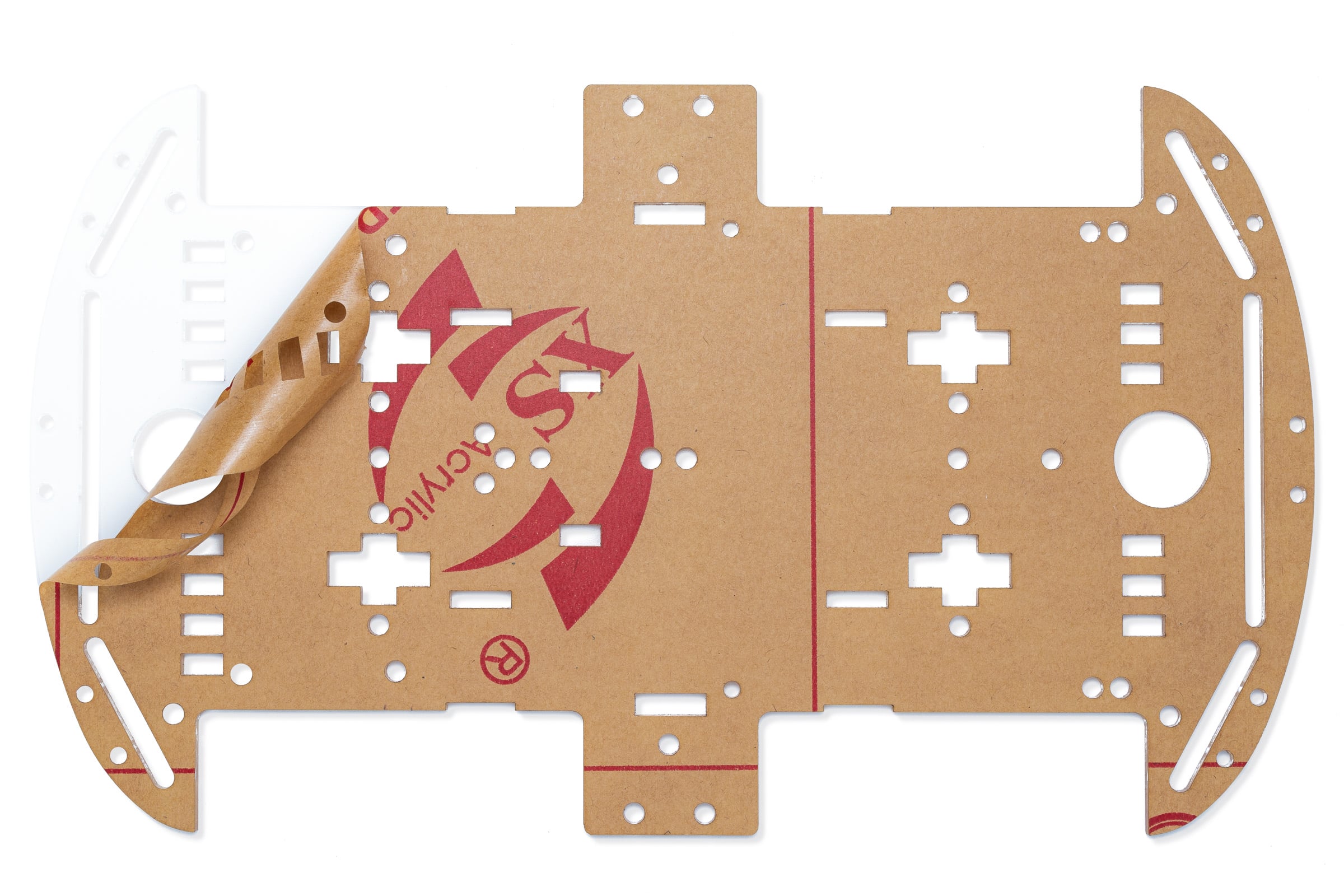 Plastična platforma za 4 kotača za robotiku-Aktuatori