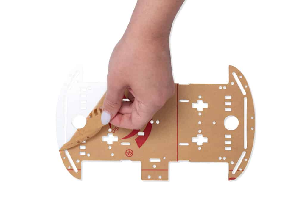 Plastična platforma za 4 kotača za robotiku-Aktuatori