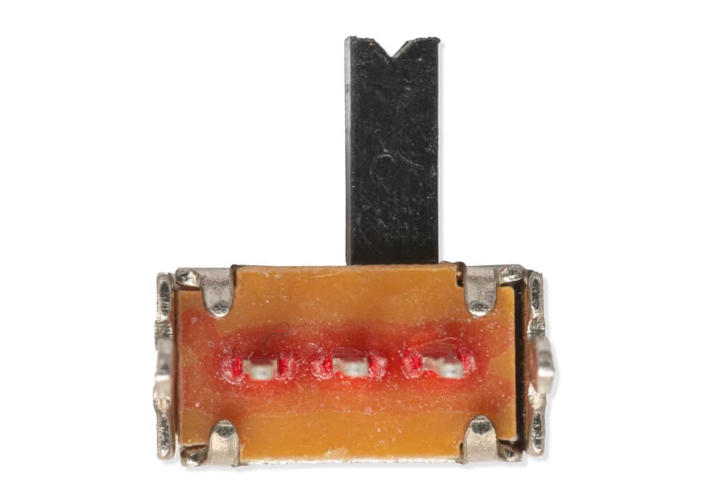 SPDT THT switch angular