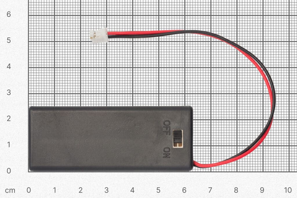 2xAAA Akkuhalter mit JST Anschluss-Akkuhalter
