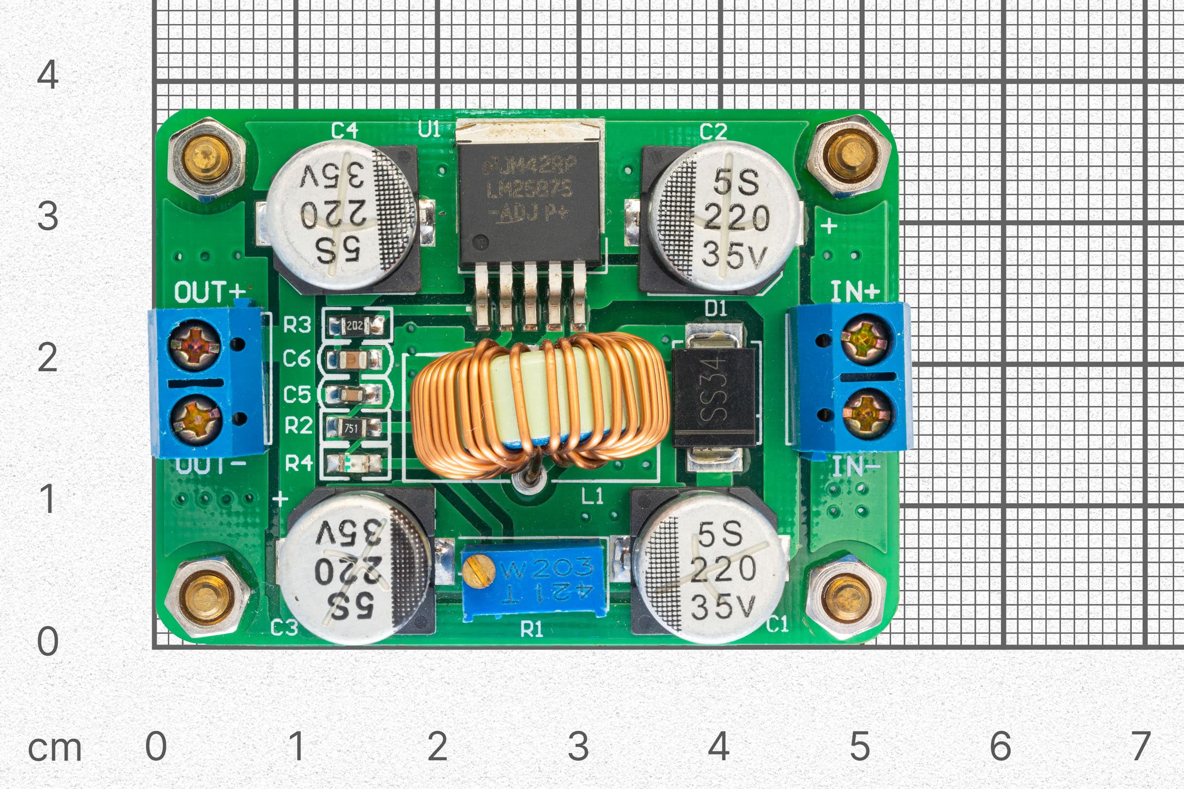 Step-up module LM2587-Actuators