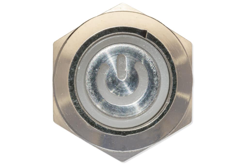 Panel switch, 12mm, red lighting-Components