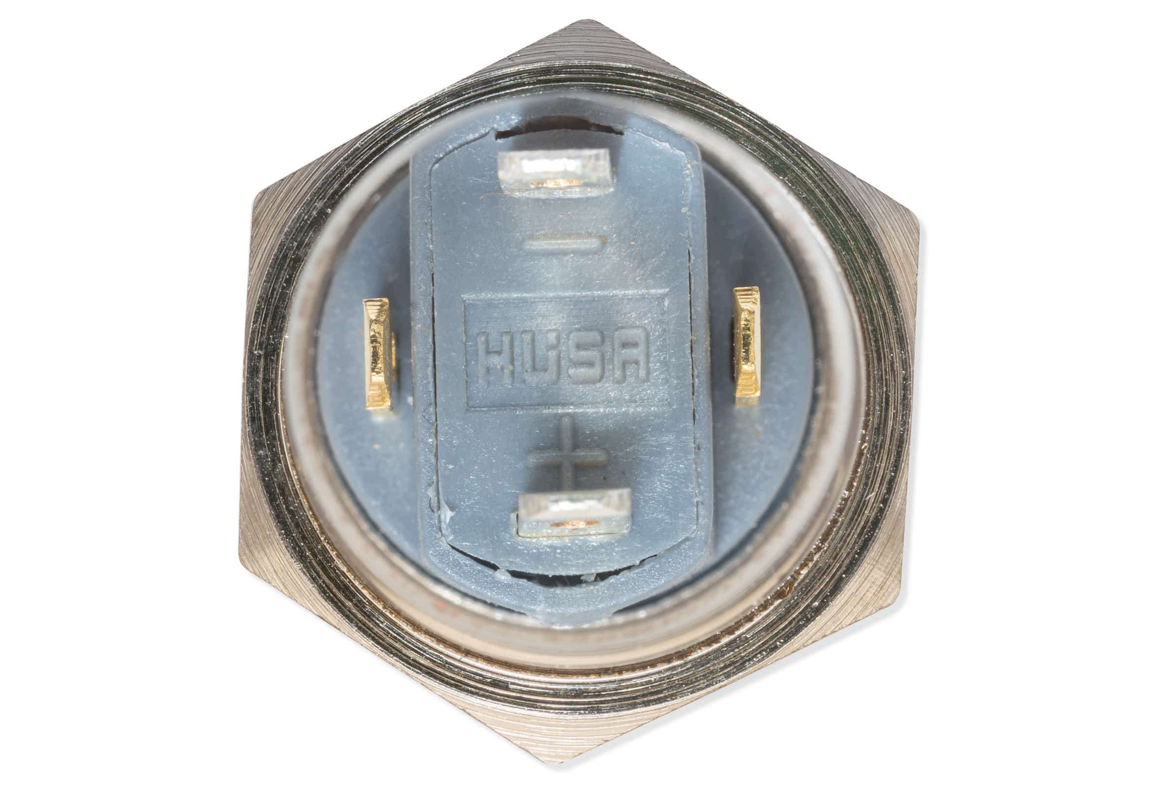 Einbauschalter, 12mm, blaue Beleuchtung-Components