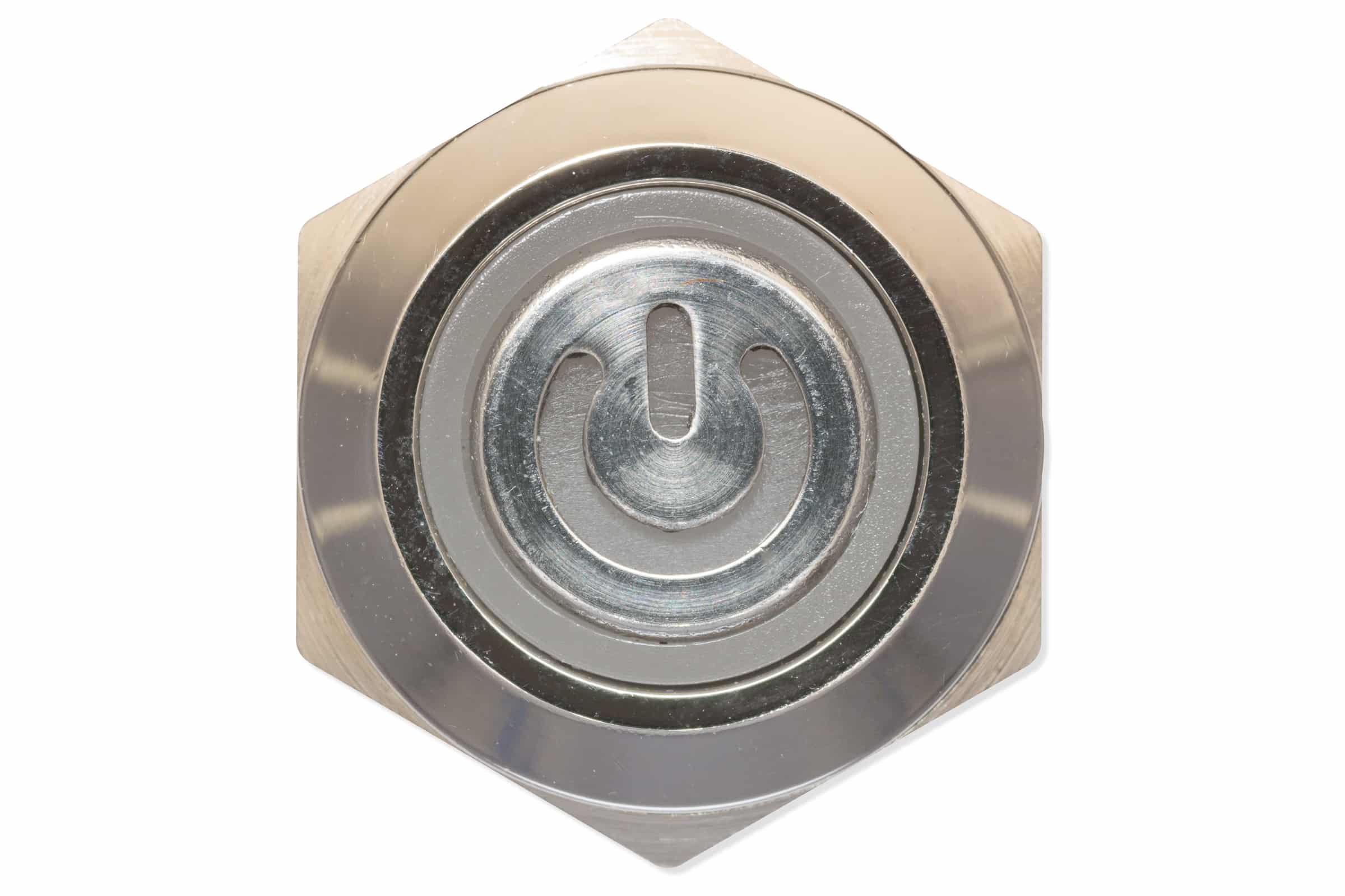 Einbauschalter, 12mm, grüne Beleuchtung-Komponenten