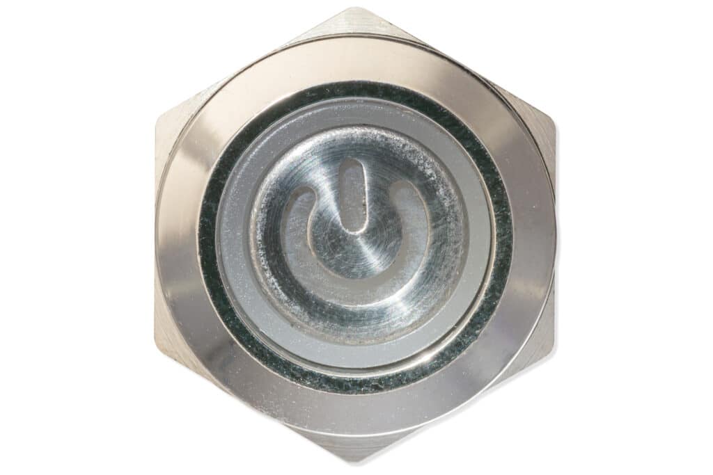 Panel switch, 12mm, white lighting-Components