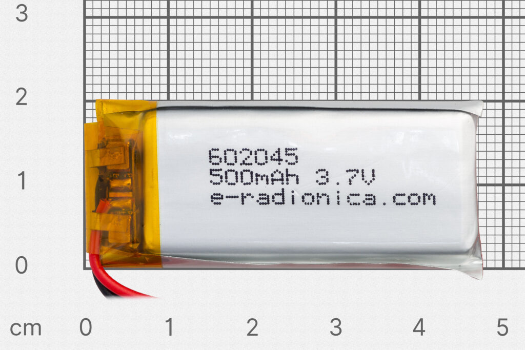 Li-ion battery 500mAh 3.7V-Batteries & Power supplies
