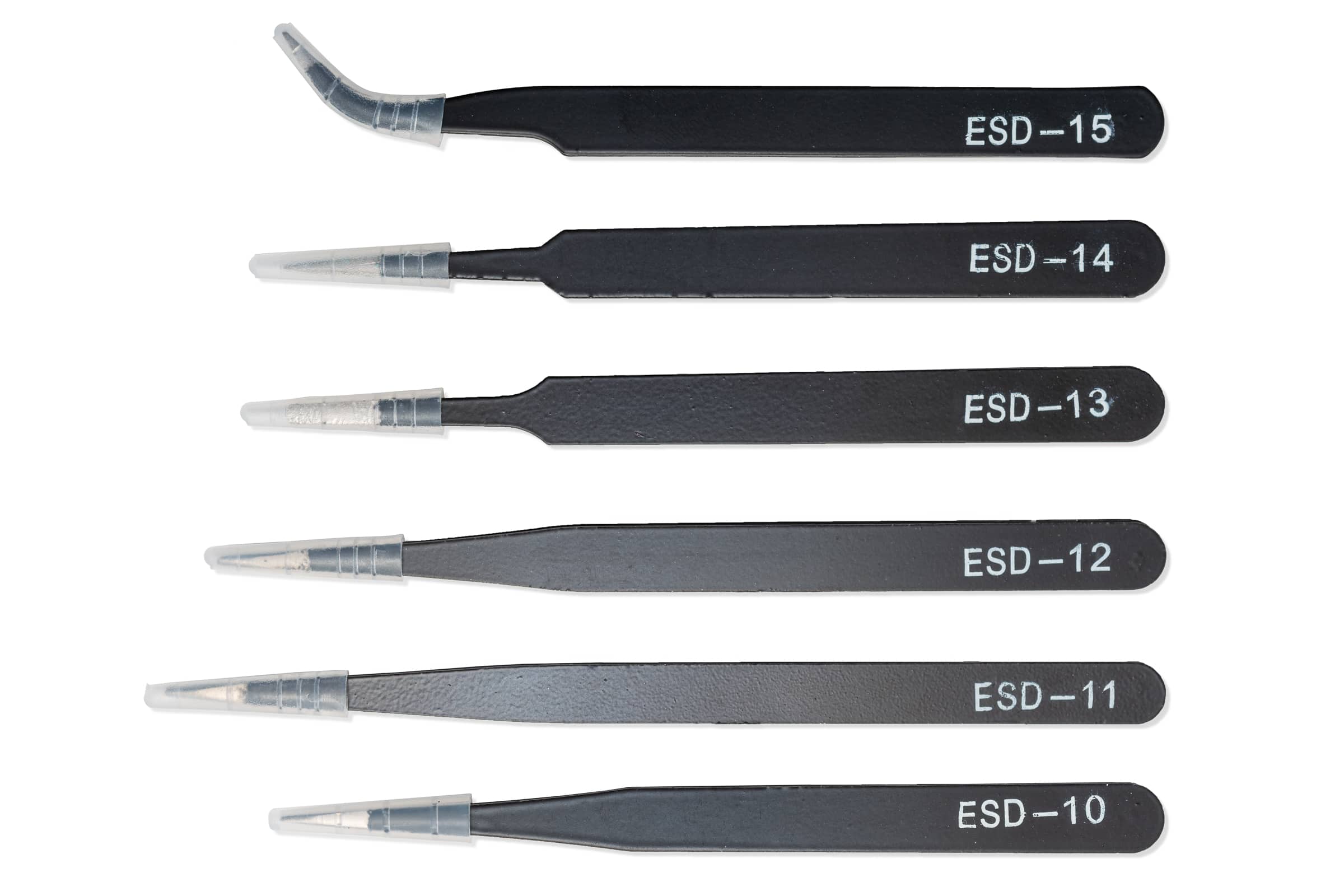ESD tweezers set for electronics