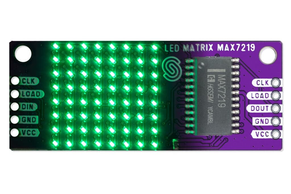 8x8 LED-Matrix grün MAX7219-Actuators
