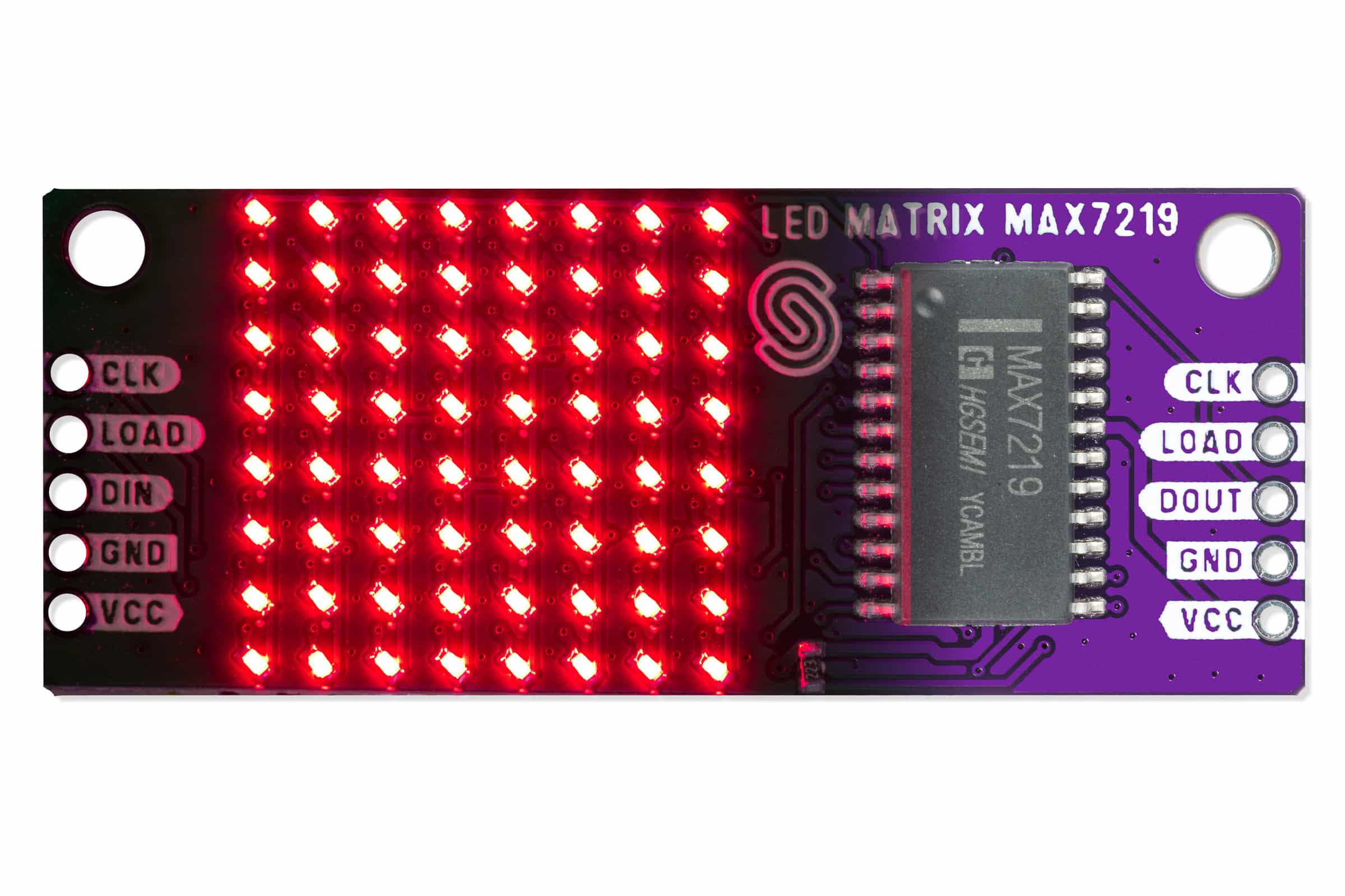 8x8 LED-Matrix rot MAX7219-Actuators