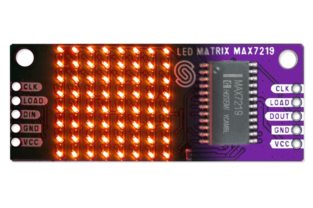 8x8 LEDMatrix orange MAX7219-Actuators
