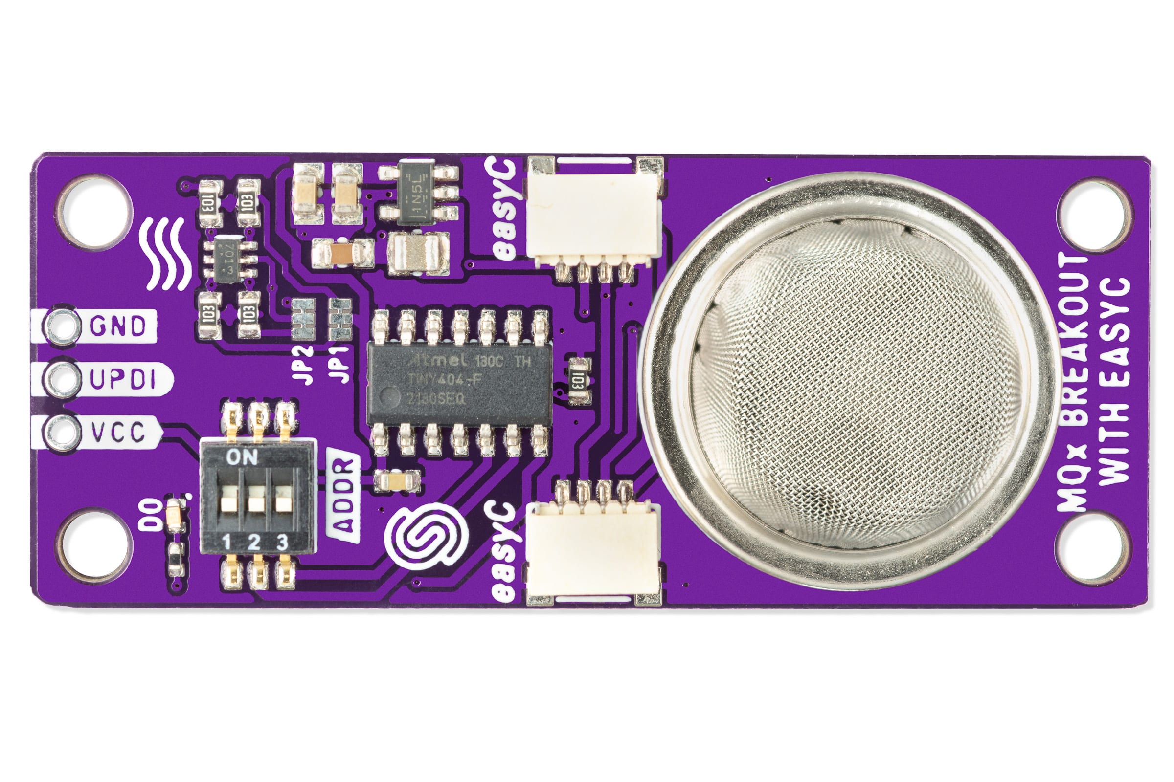 Methane, CNG sensor MQ4 breakout with easyC-easyC