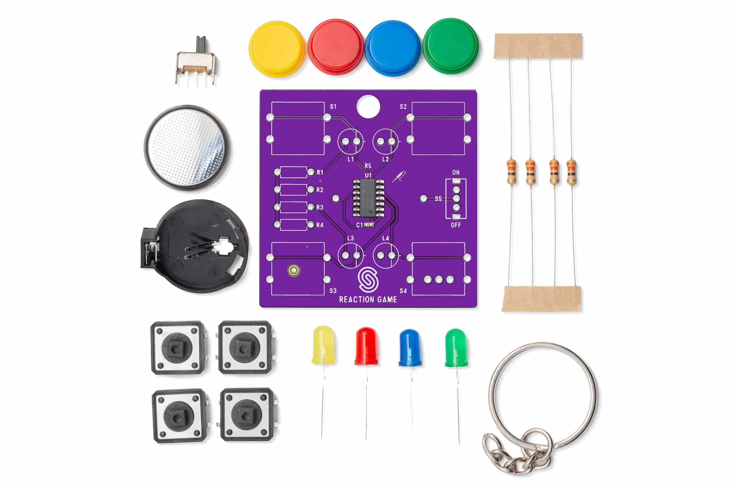 Löten Lernpaket "Reaction game"-Soldering kits