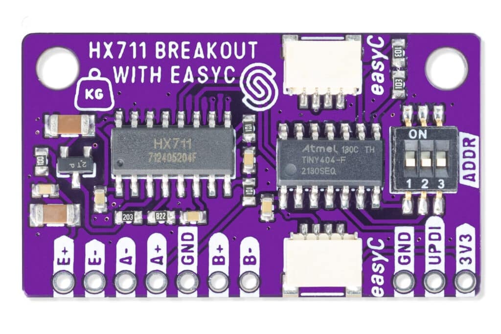 Load-cell amplifier HX711 with easyC-easyC