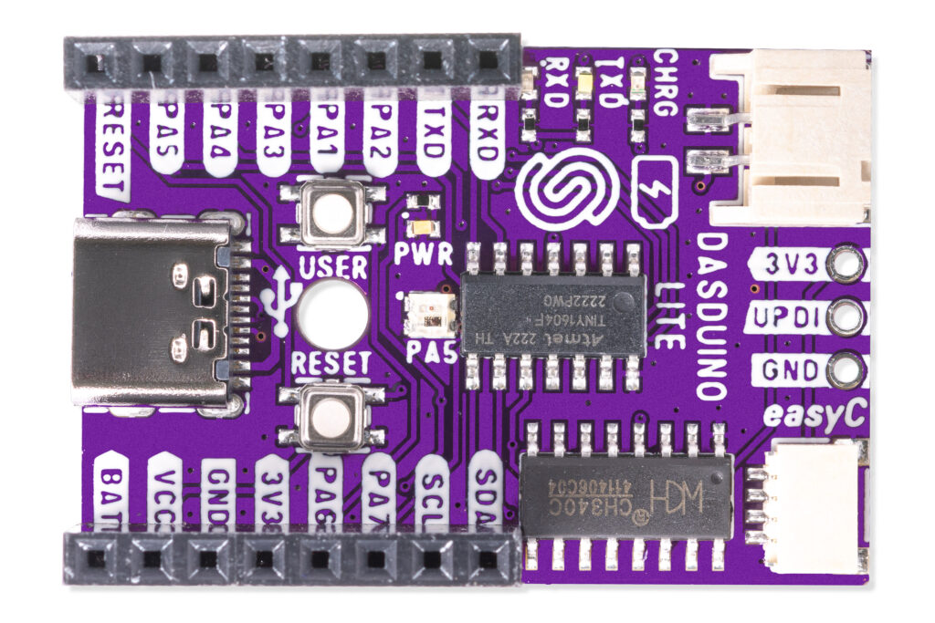 Dasduino LITE (ATTiny1604)-Dasduino (Arduino-compatible)