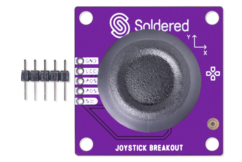 Joystick 2-axis with pushbutton breakout-Input devices