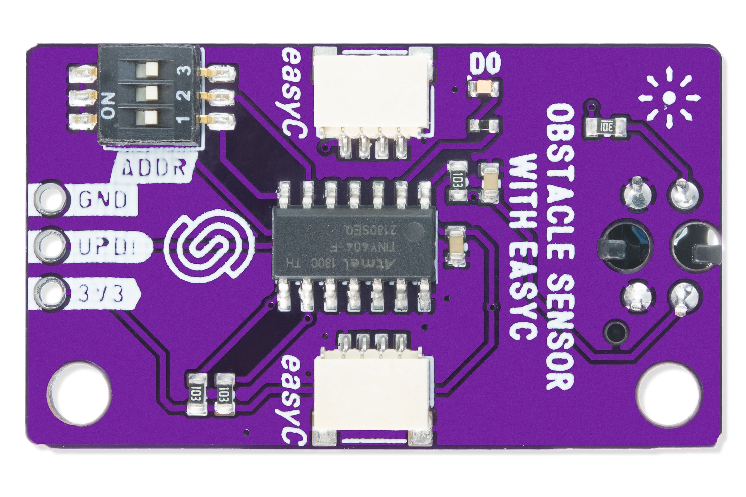 Obstacle sensor with easyC-easyC