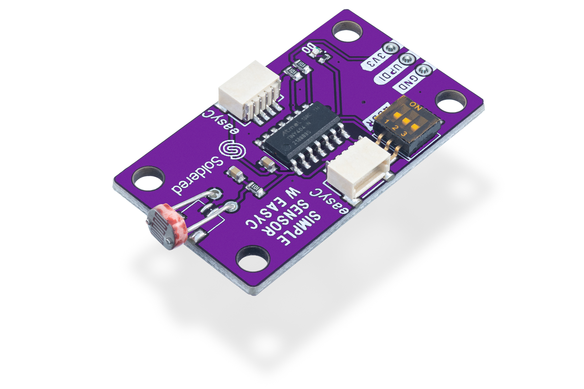 Simple light sensor board with easyC