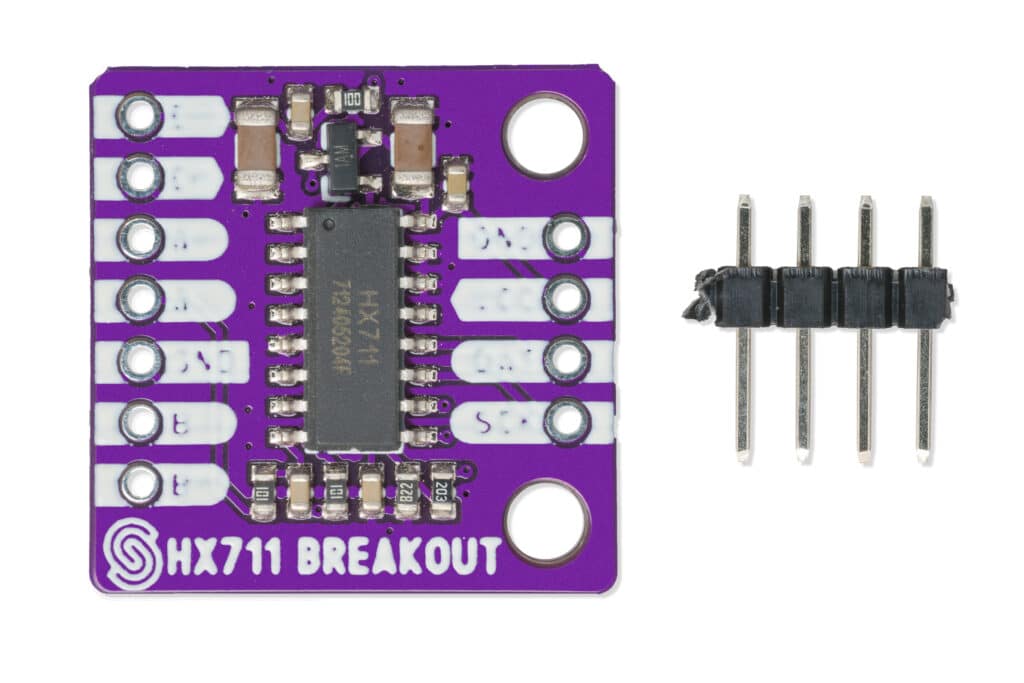 Platte mit dem Verstärker für Wägezelle HX711-Masse
