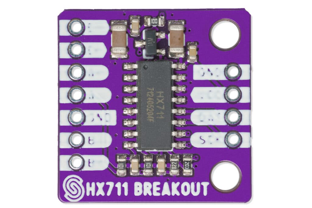 Platte mit dem Verstärker für Wägezelle HX711-Masse